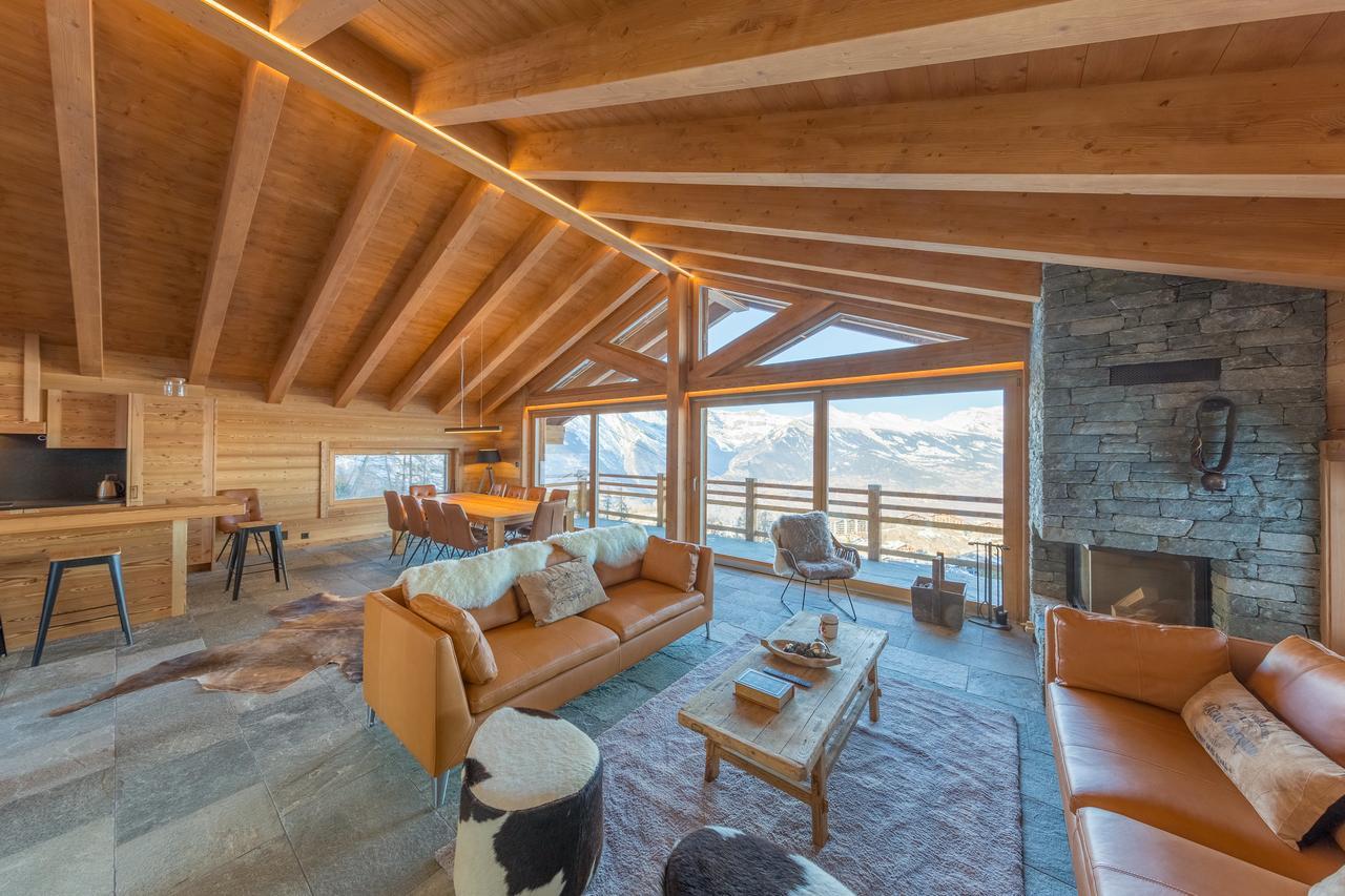 Oak Tree Chalet - On The Ski Slope - Luxury! Nendaz Exterior foto