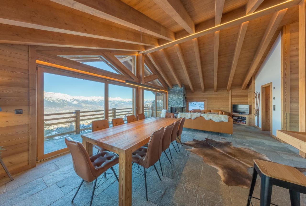 Oak Tree Chalet - On The Ski Slope - Luxury! Nendaz Exterior foto